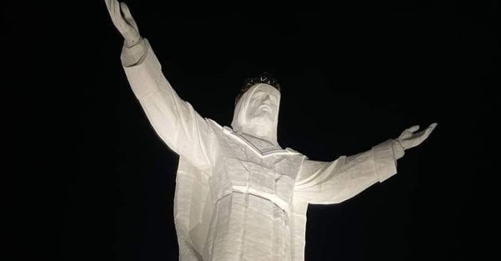 Modernizacja oświetlenia pomnika Chrystusa Króla w&nbsp;Świebodzinie