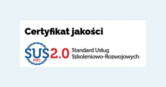 SUS 2.0 Certificate – Learn in a&nbsp;trusted place