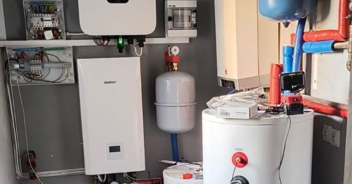 Heat pump integration in boiler room - Auratsu in action