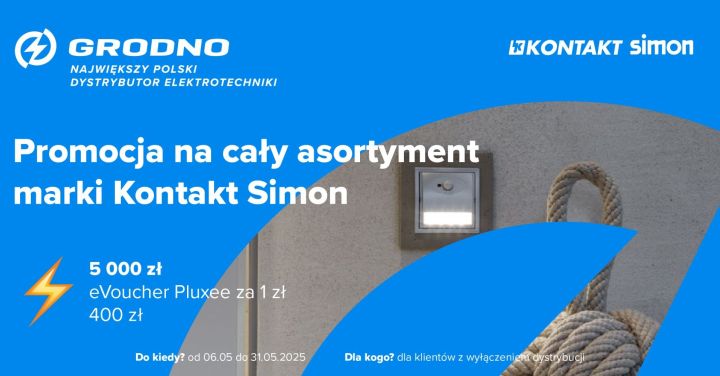 Cały asortyment Kontakt Simon w&nbsp;promocji do&nbsp;końca maja!