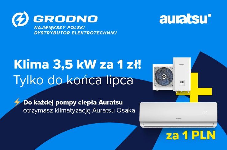 Nie przegap super promocji Auratsu: do pompy ciepła klima gratis!