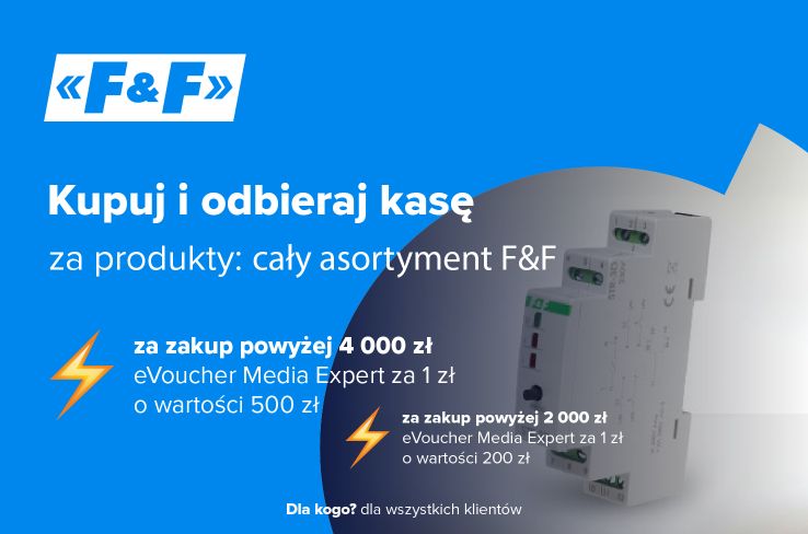 Promocja F&F – zakup aparatury elektrycznej z voucherem Media Expert
